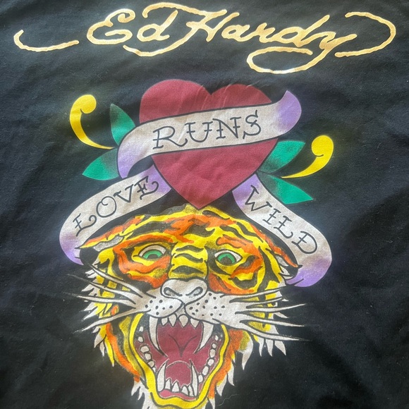 🆕 Ed Hardy Graphic T-Shirt 🐯 - Picture 4 of 5